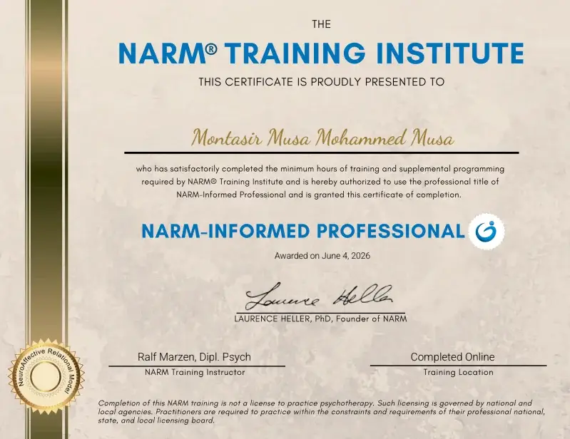 NARM Certificate